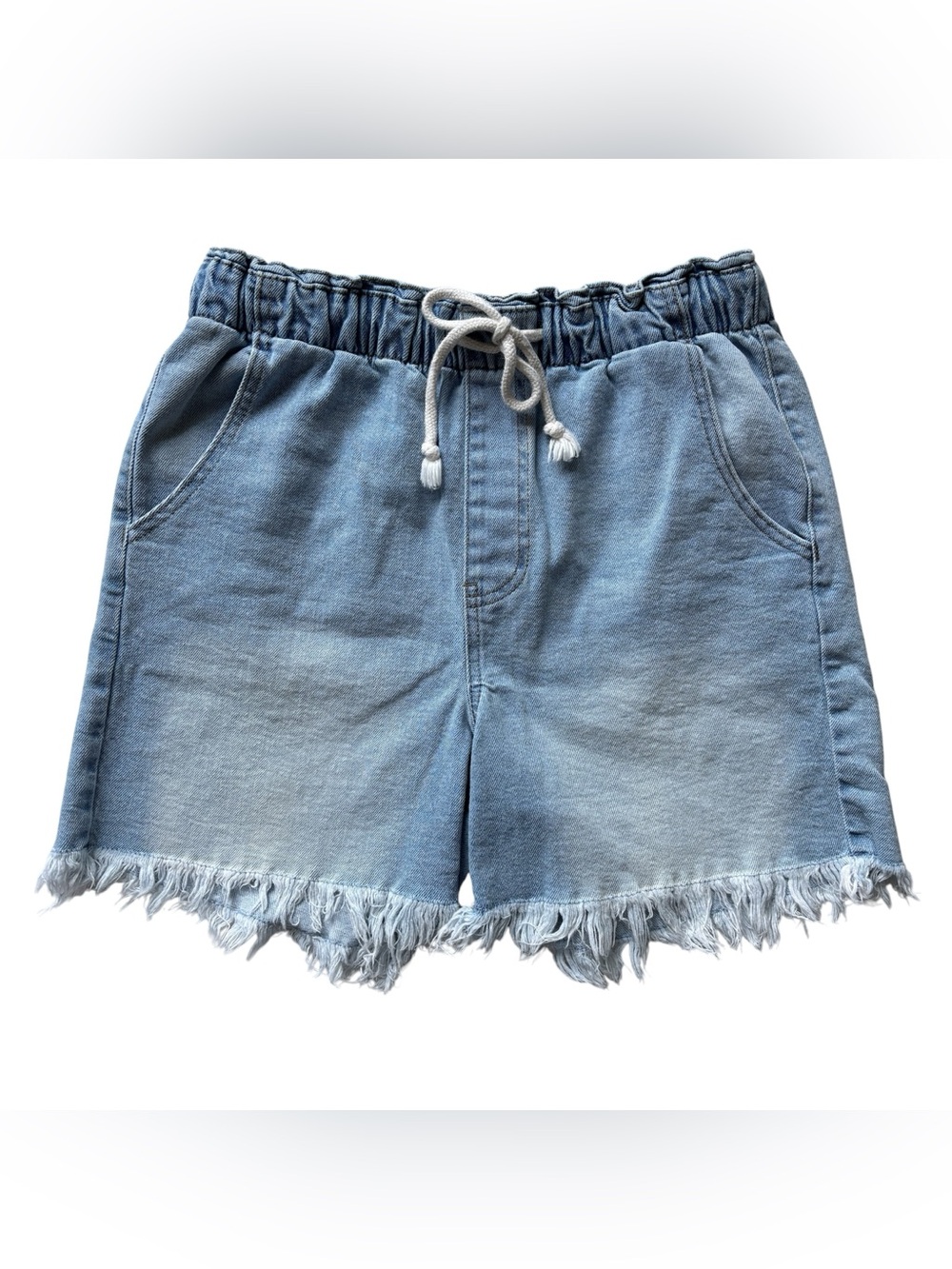 Denim shorts by celebrity pink size small cut offs frayed high waist